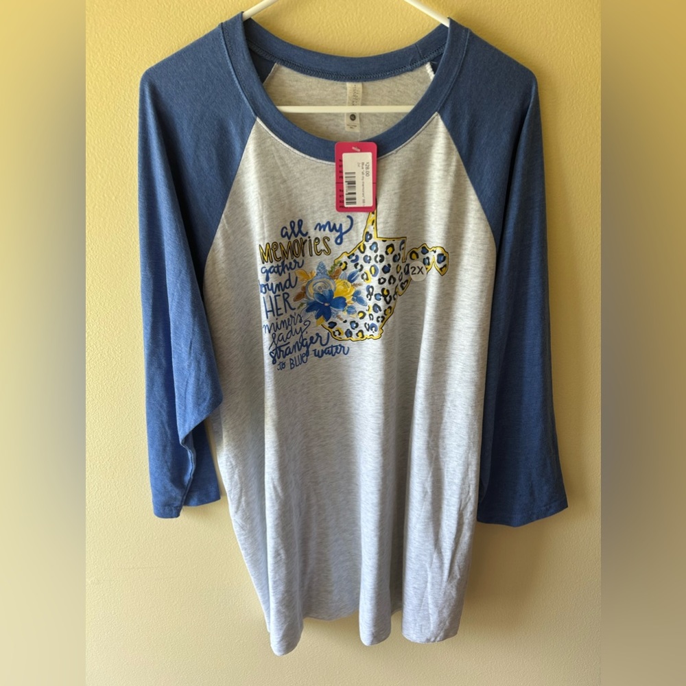 West Virginia shirt Brand new with tags